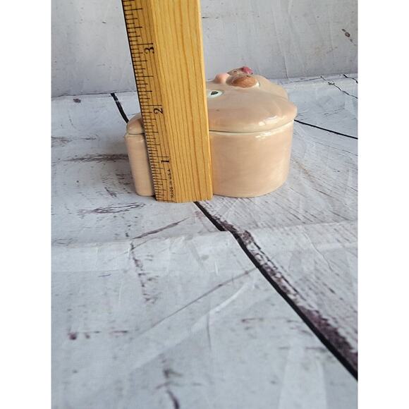 Pottery Handmade Cat Kitty Trinket Dish - Picture 9 of 11